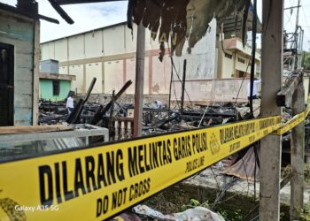 Diduga Kebocoran Gas, Tiga Rumah Ludes Terbakar di Jalan Sanusi Blok 3