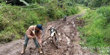 Curah Hujan Ekstrem Ancam Infrastruktur Jalan Krayan Tengah, Warga Desak Peningkatan Permanen
