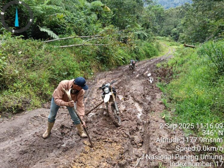 Curah Hujan Ekstrem Ancam Infrastruktur Jalan Krayan Tengah, Warga Desak Peningkatan Permanen