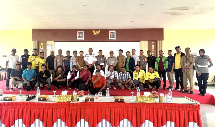 Polres Tarakan Lakukan Pertemuan Bersama Perwakilan Ojol, Bahas Terkait Regulasi Penjemputan di Pelabuhan dan Bandara