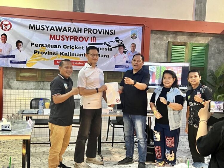 Mappa Panglima Banding Terpilih Menjadi Ketua Umum Cricket Kaltara Periode 2025–2029