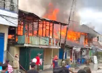 Tiga Rumah Warga Terbakar di RT 6 Kelurahan Sebengkok, Salah Satunya Rumah Ketua FKUB Tarakan, Zainuddin Dalila