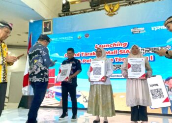 Lounching Sistem Pembayaran Tiket di Pelabuhan Tengkayu I Menggunakan QRIS