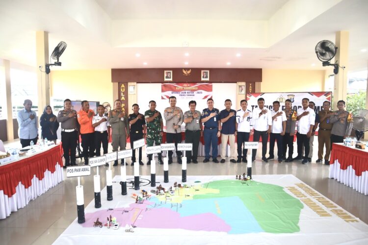Polres Tarakan Laksanakan Rapat Koordinasi Operasi Lilin Kayan 2025