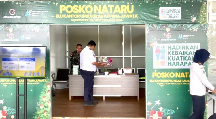 Pendirian Posko Nataru Untuk Memberikan Rasa Aman dan Nyaman Kepada Masyarakat