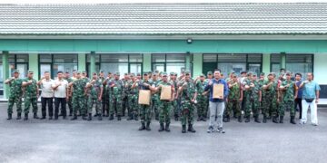 Dandim 0907/Tarakan Dukung Aktivitas Prajurit Lewat Sepatu Aerobik