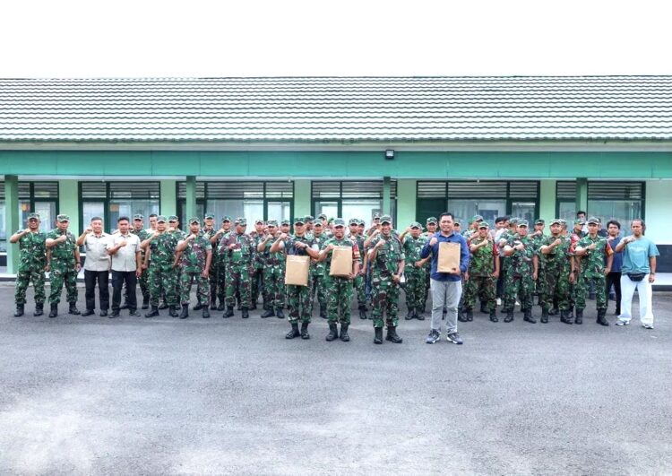 Dandim 0907/Tarakan Dukung Aktivitas Prajurit Lewat Sepatu Aerobik