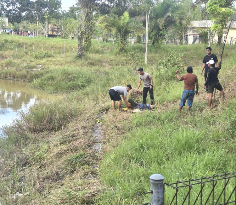 Personel Polres Tarakan Selamatkan Seorang Ibu Paruh Baya dari Serangan Buaya di Waduk Persemaian