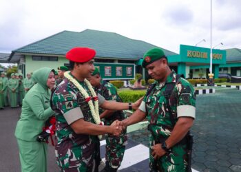 Suasana Haru Warnai Pelepasan Letkol Inf Syaiful Arif, S.Sos., M.Han