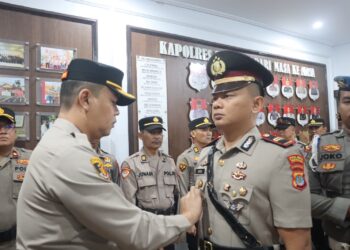 Serah Terima Jabatan Kasat Lantas Polres Tarakan, Wujud Penyegaran Organisasi dan Peningkatan Kinerja