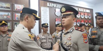 Serah Terima Jabatan Kasat Lantas Polres Tarakan, Wujud Penyegaran Organisasi dan Peningkatan Kinerja