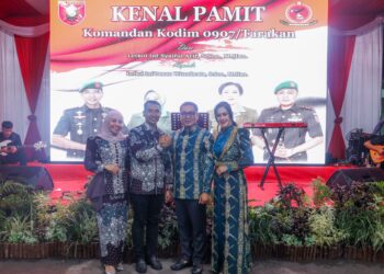 Kenal Pamit Pejabat Dandim 0907/Tarakan berlansung Penuh Keakaban