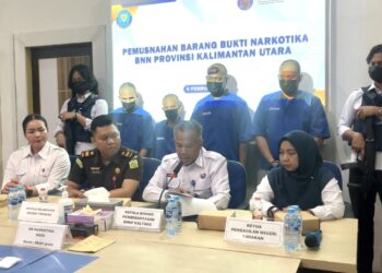 BNNP Kaltara Musnahkan 66,82 Gram Sabu Hasil Ungkap Kasus di Tarakan
