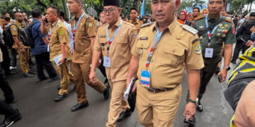 Wali Kota Tarakan Khairul bersama Wakil Wali Kota Tarakan Hadiri Kegiatan Rakornas