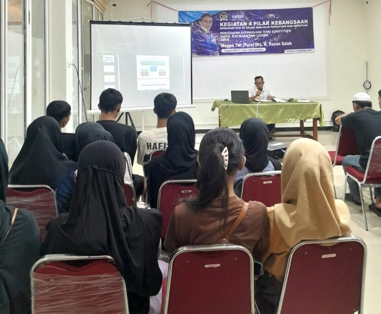 Hasan Saleh Komisi IV Dapil Kaltara Sosialisasikan 4 Pilar Kebangsaan kepada Civitas Akademika Politeknik Negeri Nunukan