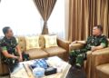 Dandim 0907/Tarakan Silaturahmi ke Lanud Anang Busra, Perkuat Sinergitas Antar Matra TNI