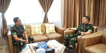 Dandim 0907/Tarakan Silaturahmi ke Lanud Anang Busra, Perkuat Sinergitas Antar Matra TNI