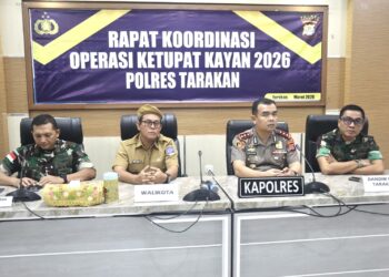 Polres Tarakan Gelar Rapat Koordinasi Operasi Ketupat Kayan 2026, Siapkan Pengamanan Idul Fitri dan Arus Mudik