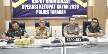 Polres Tarakan Gelar Rapat Koordinasi Operasi Ketupat Kayan 2026, Siapkan Pengamanan Idul Fitri dan Arus Mudik