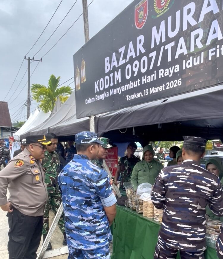 Kodim 0907/Tarakan Gelar Bazar Murah, Bantu Warga Penuhi Kebutuhan Jelang Idulfitri