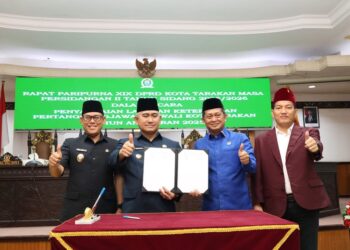 Wali Kota Tarakan Sampaikan LKPJ 2025, Kinerja Pembangunan Tunjukkan Capaian Positif