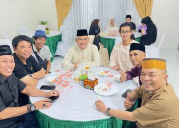 Pererat Silaturahmi, Ketua FKKRT Tarakan Berkunjung ke Rumah Gubernur dan Wali Kota di Momen Idul Fitri