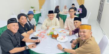 Pererat Silaturahmi, Ketua FKKRT Tarakan Berkunjung ke Rumah Gubernur dan Wali Kota di Momen Idul Fitri