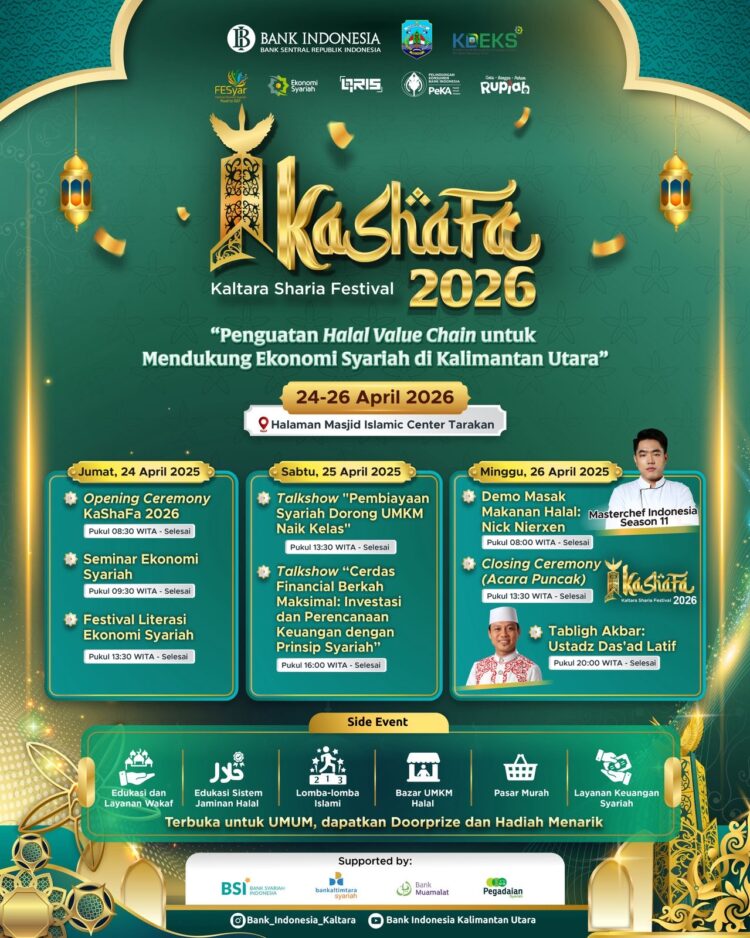 KASHAFA 2026 Dorong Penguatan Halal Value Chain di Kalimantan Utara