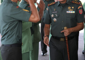 14 Personel Kodim 0907/Tarakan Naik Pangkat, Dandim Tekankan Profesionalisme dan Tanggung Jawab