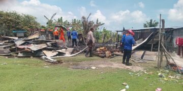 Kebakaran Hanguskan Rumah Warga di RT 9 Pamusian, Dua Orang Luka Bakar Serius
