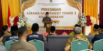 Wamen Haji Resmikan Asrama Haji Transit  Tower 2 di Tarakan, Soroti Aset Mangkrak dan Transparansi