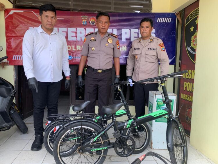 Dua Pelaku Pencurian Sepeda Lipat di Tarakan Timur Diamankan Polisi