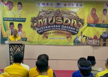 Syarwani Buka Musda DPD II Partai Golkar Tarakan, Tekankan Konsolidasi dan Dukungan Program Pemerintah