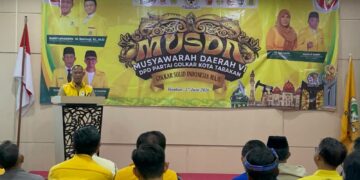 Syarwani Buka Musda DPD II Partai Golkar Tarakan, Tekankan Konsolidasi dan Dukungan Program Pemerintah