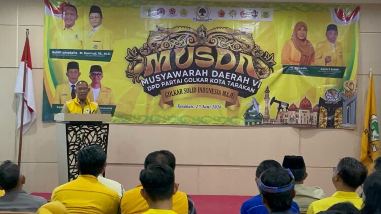 Syarwani Buka Musda DPD II Partai Golkar Tarakan, Tekankan Konsolidasi dan Dukungan Program Pemerintah
