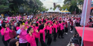 Polres Tarakan Laksanakan Gerak Sehat Bersama Sambut Hari Bhayangkara ke-80 dan Dukung Sensus Ekonomi 2026