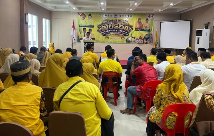 Hadiri Musda Golkar, Wali Kota Tarakan Ajak Seluruh Partai Bersinergi Bangun Daerah