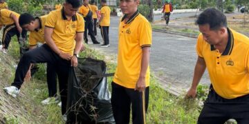 Sambut Hari Bhayangkara ke-80, Personel Polres Tarakan Gelar Bakti Religi di Sejumlah Rumah Ibadah