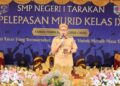 Plt. Wali Kota Tarakan Lepas Siswa Kelas IX SMPN 1 Tarakan, Dorong Generasi Berdaya Sain