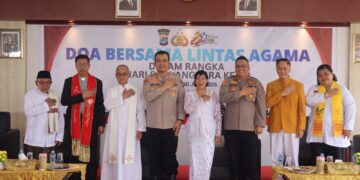 Polres Tarakan Laksanakan Doa Bersama Lintas Agama Sambut Hari Bhayangkara ke-80