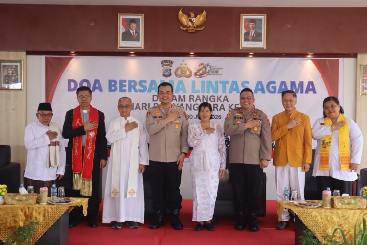 Polres Tarakan Laksanakan Doa Bersama Lintas Agama Sambut Hari Bhayangkara ke-80