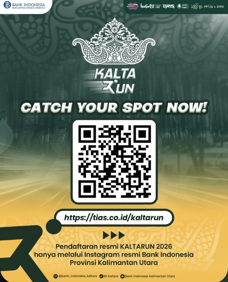 BI Kaltara Gelar Kaltara Run pada Pekan QRIS Nasional 2026, Targetkan 1.500 Peserta dan Dorong Transaksi Digital