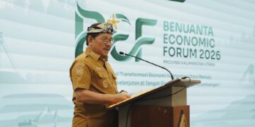 Wakil Gubernur Kaltara Tegaskan Komitmen Perkuat Infrastruktur dan Investasi pada Benuanta Economic Forum 2026