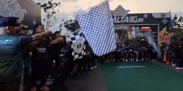 Gubernur Zainal Paliwang Lepas Peserta KaltaRun 81 di Tarakan, Ajak Jaga Semangat Persatuan