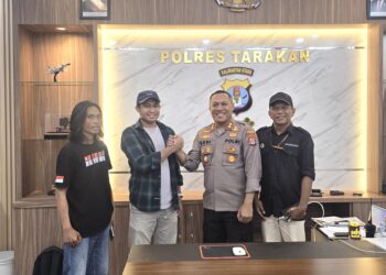 Perkuat Sinergi Kamtibmas, DPW JWI Kaltara Gelar Silaturahmi Perdana dengan Kapolres Tarakan AKBP Bonifasius Rumbewas