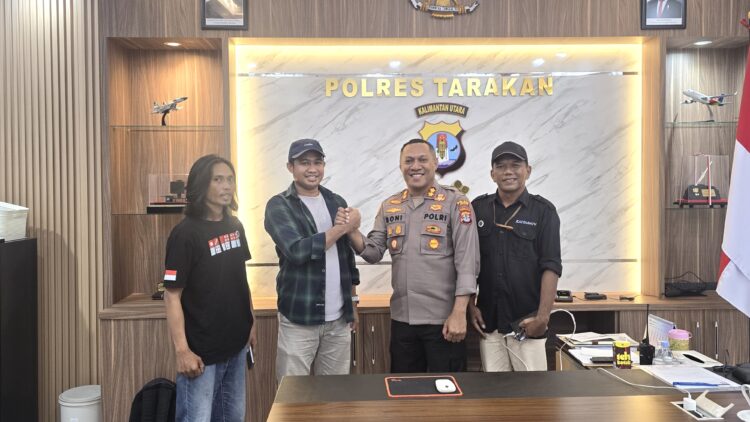 Perkuat Sinergi Kamtibmas, DPW JWI Kaltara Gelar Silaturahmi Perdana dengan Kapolres Tarakan AKBP Bonifasius Rumbewas