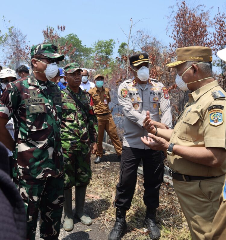 Dandim 0907/Tarakan Imbau Warga Waspada Kebakaran Lahan, Antisipasi Meluasnya Titik Api