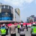 Pembentangan Bendera Merah Putih Meriahkan Detik-Detik Proklamasi Kemerdekaan RI ke-81 di Tarakan