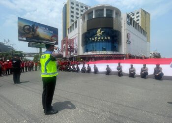 Peringatan Detik-Detik Proklamasi di Tarakan, Arus Lalu Lintas Sempat Dihentikan