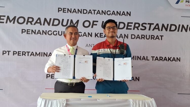 MoU dengan Pertamina, Wali Kota Tarakan Tekankan Pentingnya Simulasi Penanganan Keadaan Darurat